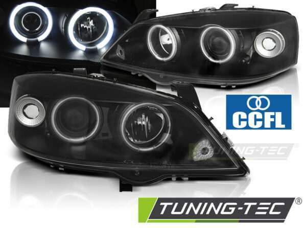 OPEL ASTRA G 09.97-02.04 ANGEL EYES CCFL Μαύρο