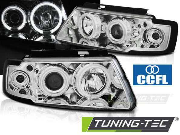 Φανάρια ANGEL EYES CCFL χρωμίου για VW PASSAT B5 3B 11.96-08.00