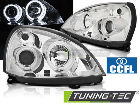 RENAULT CLIO II 06.01-09.05 ANGEL EYES CCFL χρωμίου