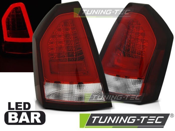 CHRYSLER 300C 05-08 Κόκκινο Λευκό LED BAR