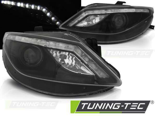 Φανάρια DAYLIGHT Μαύρο για SEAT IBIZA 6J 06.08-12