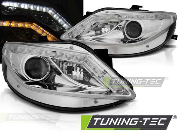 Φανάρια DAYLIGHT χρωμίου με LED INDICATOR για SEAT IBIZA 6J 06.08-12