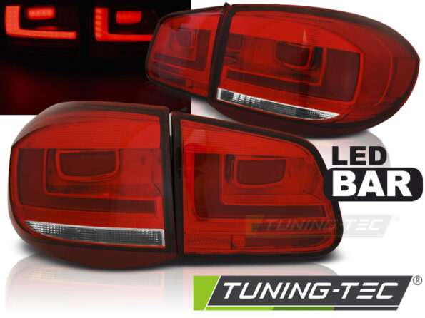 Πίσω φανάρια led Κόκκινο Λευκό για VW TIGUAN 07-07.11