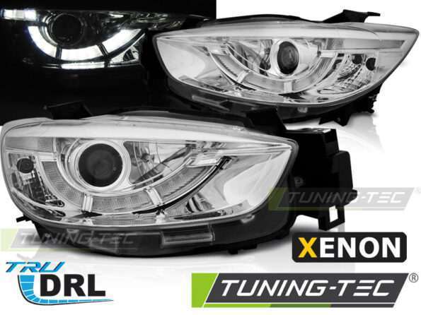 MAZDA CX5 11-15 χρωμίου TRUE DRL XENON