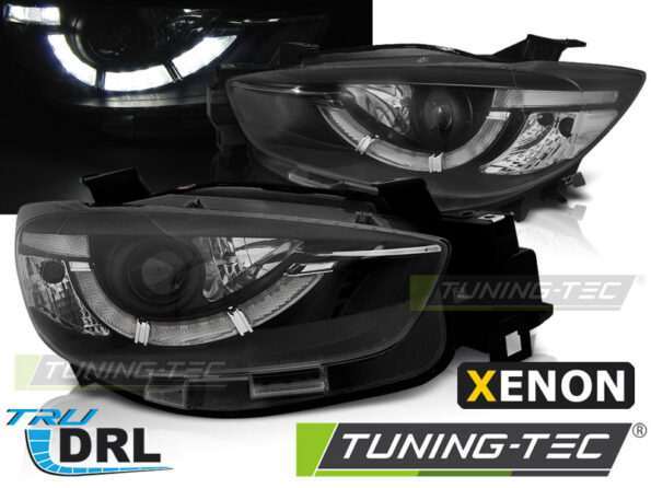 MAZDA CX5 11-15 Μαύρο TRUE DRL XENON