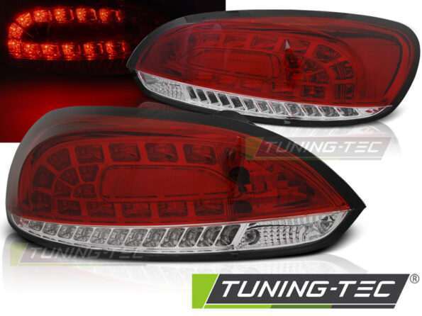 Πίσω φανάρια led Κόκκινο Λευκό για VW SCIROCCO III 08-04.14