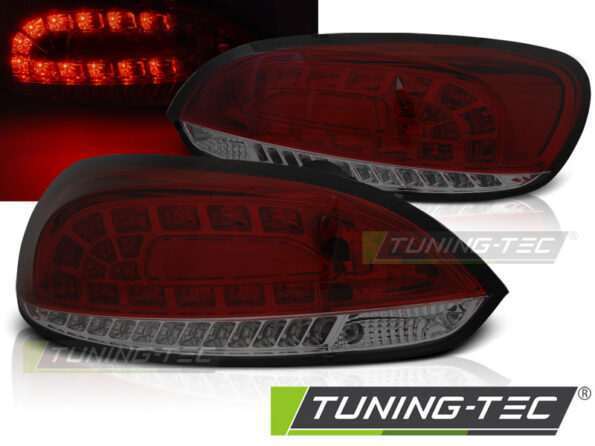 Πίσω φανάρια led Κόκκινο SMOKE για VW SCIROCCO III 08-04.14