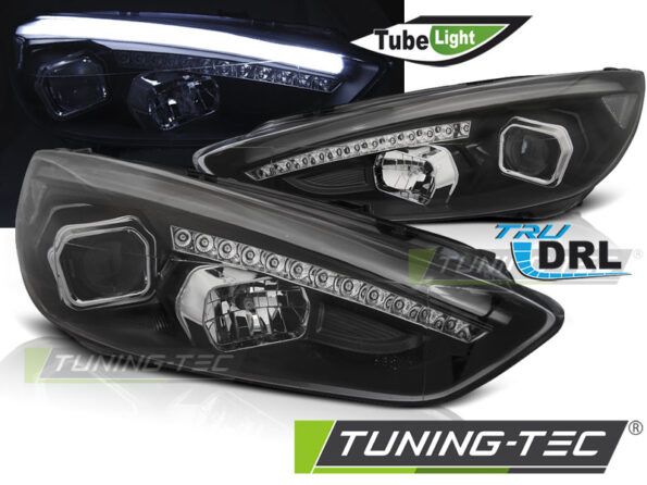 FORD FOCUS MK3 15-18 Μαύρο DRL LED
