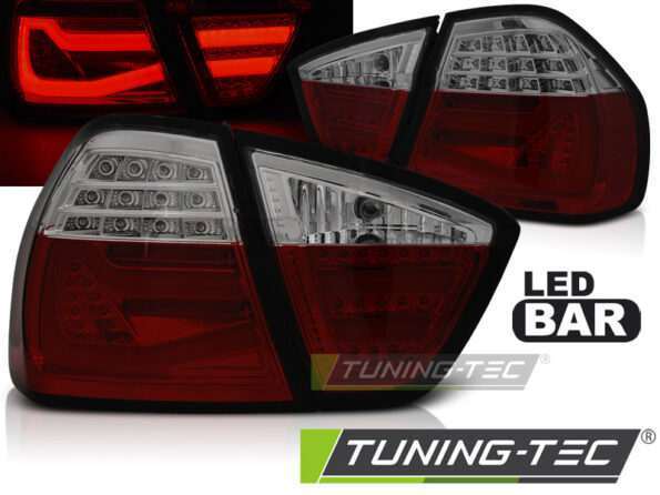 Πίσω φανάρια  led Κόκκινο SMOKE για BMW E90 03.05-08.08