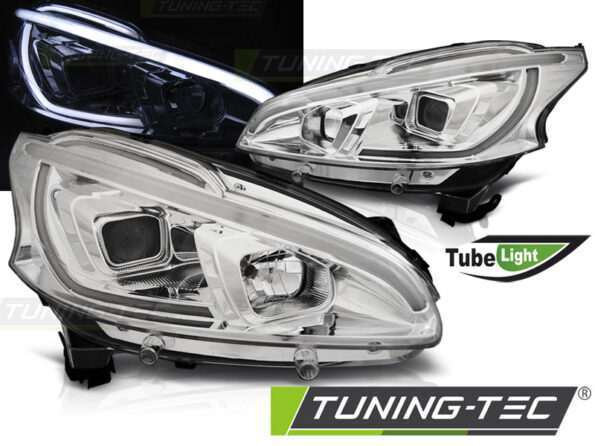 PEUGEOT 208 4.12-06.15 TUBE LIGHT χρωμίου