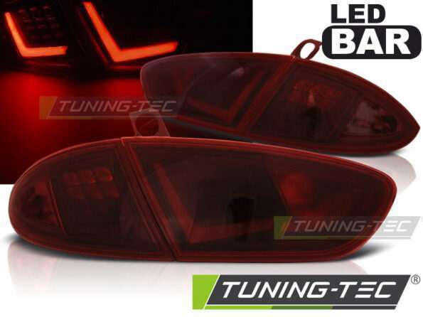Πίσω φανάρια  led Κόκκινο SMOKE για SEAT LEON 03.09-12