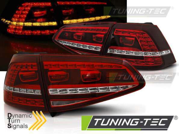 Πίσω φανάρια  led SPORT Κόκκινο Λευκό SEQ για VW GOLF 7 13-17