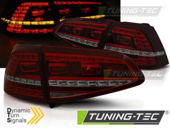 Πίσω φανάρια  led SPORT Κόκκινο SMOKE SEQ για VW GOLF 7 13-17