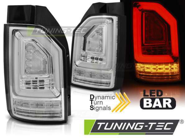 Πίσω φανάρια  led χρωμίου SEQ για VW T6 15-19 OEM BULB