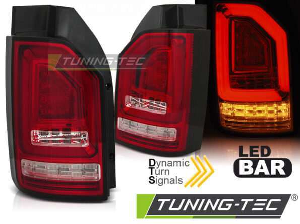 Πίσω φανάρια  led Κόκκινο Λευκό SEQ για VW T6 15-19 OEM LED