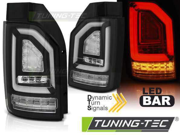 Πίσω φανάρια  led Μαύρο SEQ για VW T6 15-19 OEM LED