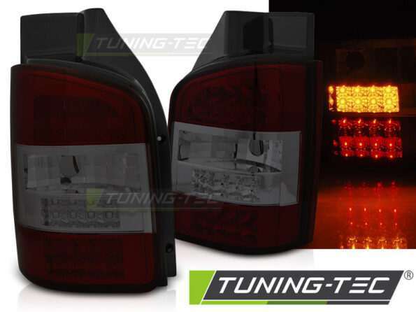 Πίσω φανάρια  led Κόκκινο SMOKE για VW T5 04.03-09 TRASNPORTER