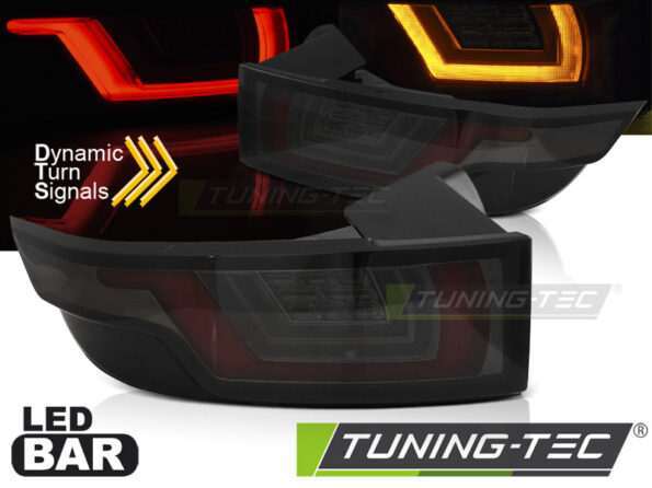 LAND ROVER RANGE ROVER EVOQUE 11-18 Κόκκινο SMOKE Μαύρο LED