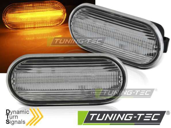 Πλαϊνό φλας Λευκό LED SEQ για VW GOLF 4 / BORA 95- / GOLF 3 95-/ IBIZA 95 -99/ TOLEDO