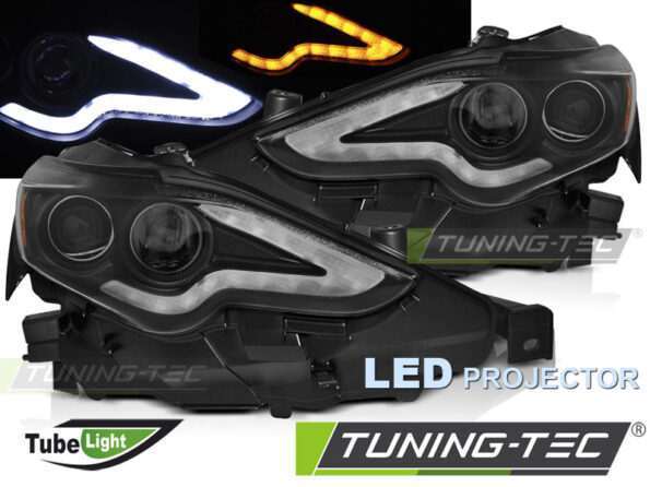 LEXUS IS 13-16 LED PROJECTOR TUBE Μαύρο