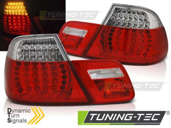 Πίσω φανάρια  led Κόκκινο Λευκό SEQ για BMW E46 04.99-03.03 COUPE