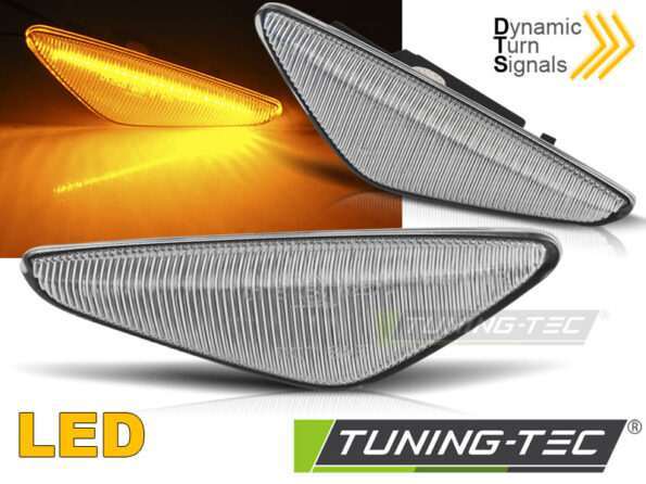 Πλαϊνό φλας Λευκό LED SEQ για BMW X5 E70 / X6 E71 / X3 F25