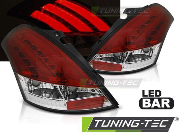 SUZUKI SWIFT V 10-17  Κόκκινο Λευκό LED BAR