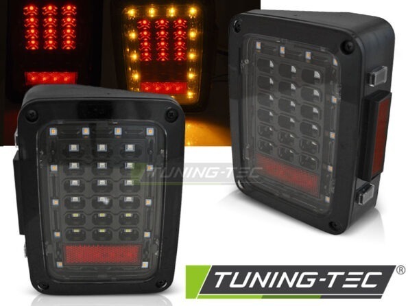 CHRYSLER JEEP WRANGLER JK 07-18 LED Μαύρο