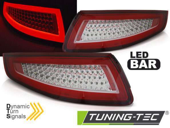 Πίσω φανάρια  led Κόκκινο Λευκό SEQ για PORSCHE 911 997 04-09