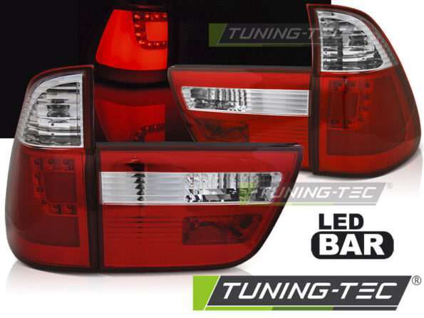 Πίσω φανάρια led Κόκκινο Λευκό για BMW X5 E53 09.99-10.03