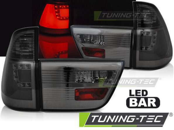 Πίσω φανάρια  led SMOKE για BMW X5 E53 09.99-10.03