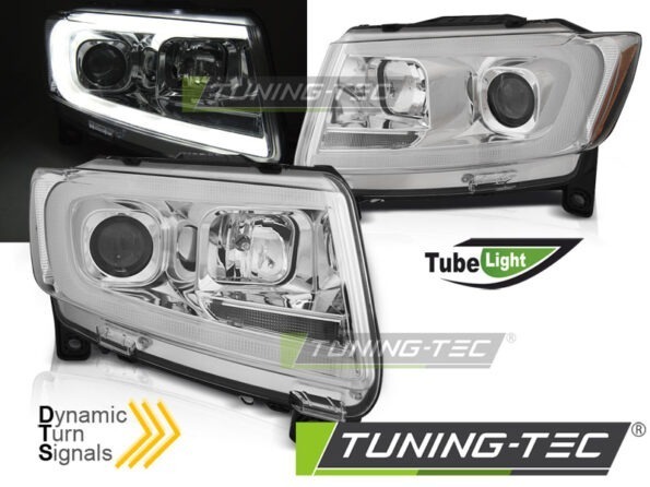 CHRYSLER JEEP GRAND CHEROKEE 11-13 χρωμίου TUBE LIGHT SEQ