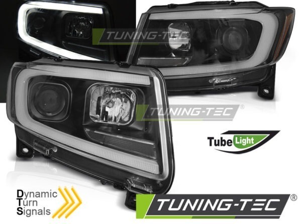 CHRYSLER JEEP GRAND CHEROKEE 11-13 Μαύρο TUBE LIGHT SEQ
