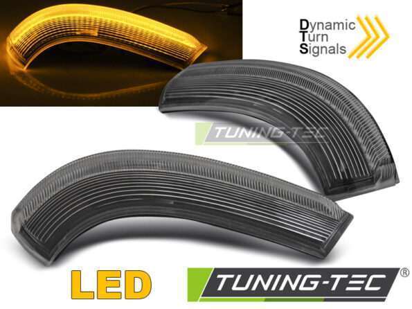 Πλαϊνό φλας IN THE MIRROR Λευκό LED SEQ για VW GOLF 5 / GOLF PLUS / JETTA / PASSAT, SHARAN