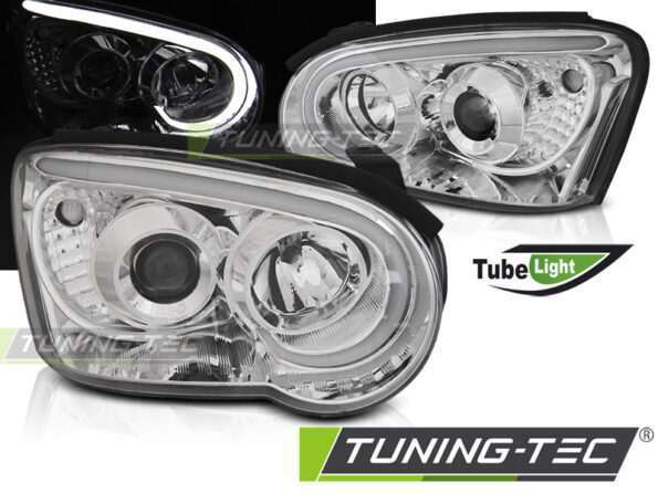 SUBARU IMPREZA II GD 03-05 TUBE LIGHT χρωμίου