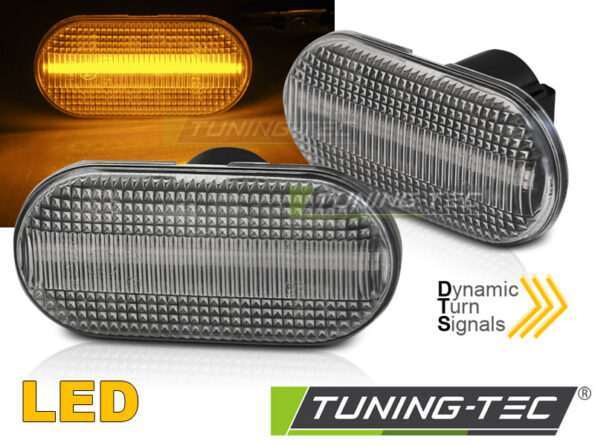 Πλαϊνό φλας Λευκό LED SEQ για RENAULT CLIO / MEGANE / SCENIC / TWINGO