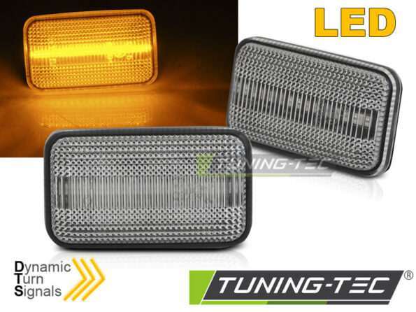 Πλαϊνό φλας Λευκό LED SEQ για VW GOLF I  GOLF II  CORRADO  JETTA
