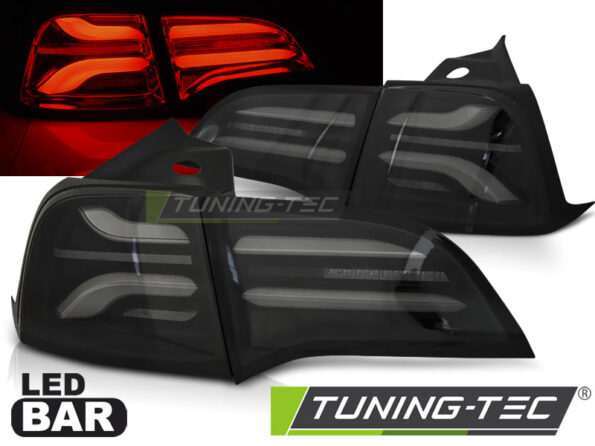 Πίσω φανάρια  led SMOKE Μαύρο για TESLA MODEL 3 17-20