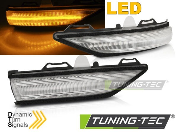 FORD FIESTA MK7 17- SEQ LED Λευκό