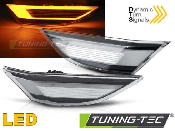 Πλαϊνό φλας Λευκό LED SEQ για PORSCHE 911 (991) CARRERA 11-15