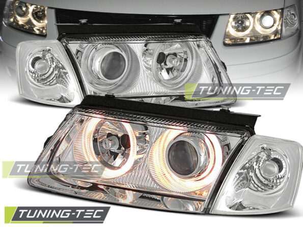 Φανάρια ANGEL EYES χρωμίου για VW PASSAT B5 3B 11.96-08.00