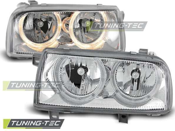 Φανάρια ANGEL EYES χρωμίου για VW VENTO 01.92-08.98