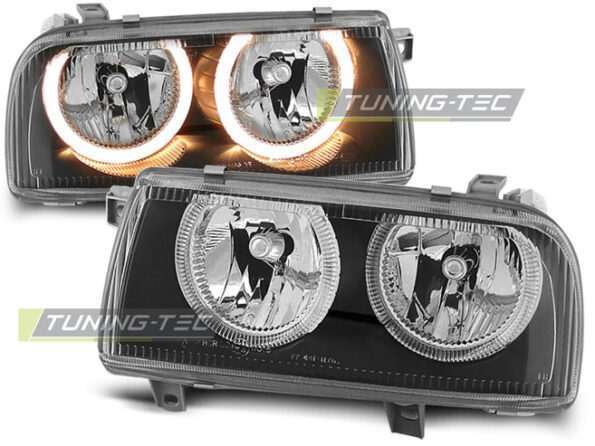 Φανάρια ANGEL EYES Μαύρο για VW VENTO 01.92-08.98