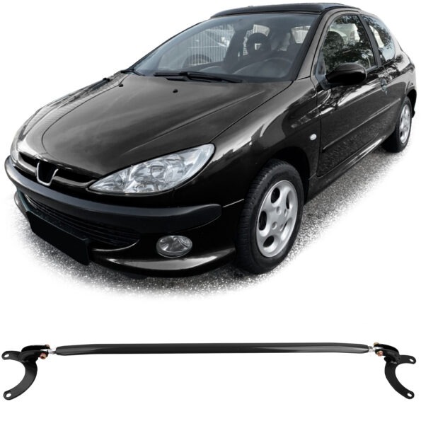 Μπάρα Θόλων Αλουμινίου Μαύρη Peugeot 206 + CC SW 98-08