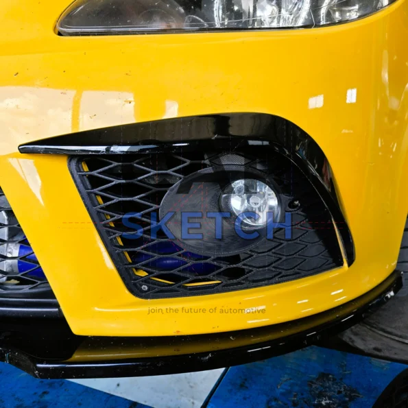 Γρίλιες Εμπρός Προφυλακτήρα Seat Leon 1P Cupra 05-09