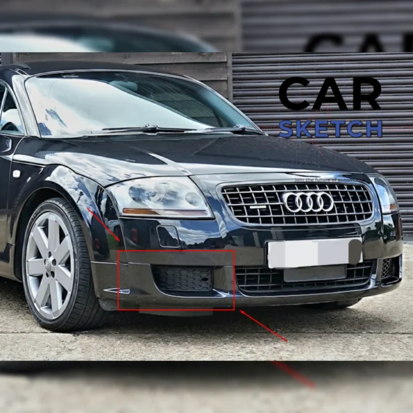Γρίλιες Εμπρός Προφυλακτήρα Audi TT 8N