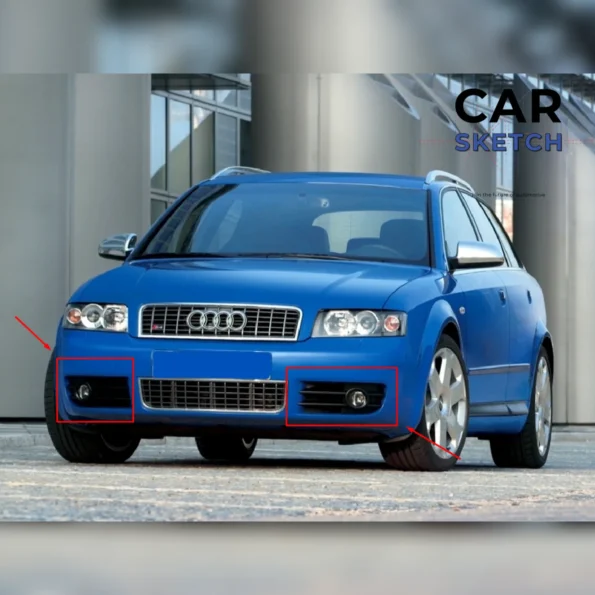 Γρίλιες Εμπρός Προφυλακτήρα Audi S4 Β6