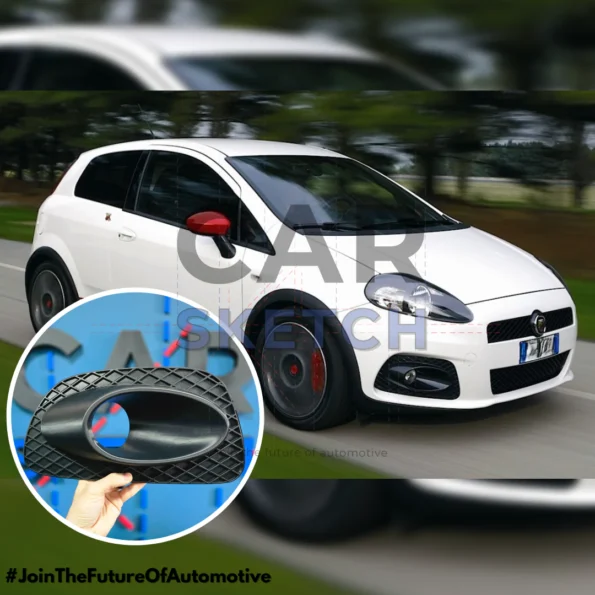Γρίλιες Εμπρός Προφυλακτήρα Fiat Grande Punto 07-10