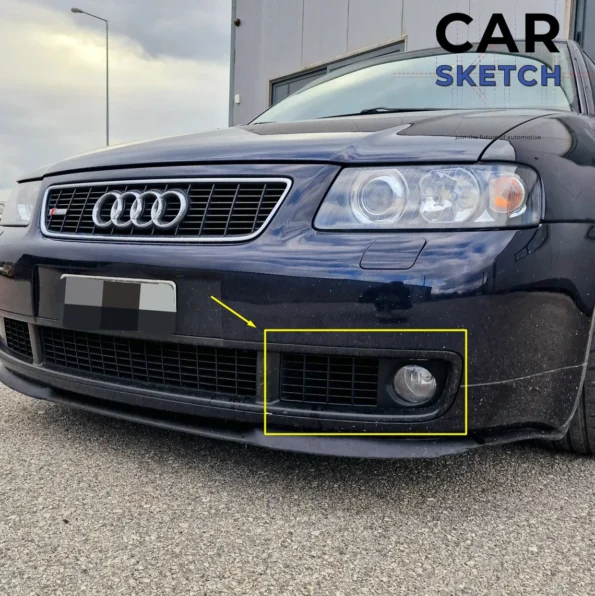 Γρίλιες Εμπρός Προφυλακτήρα Audi S3 8L