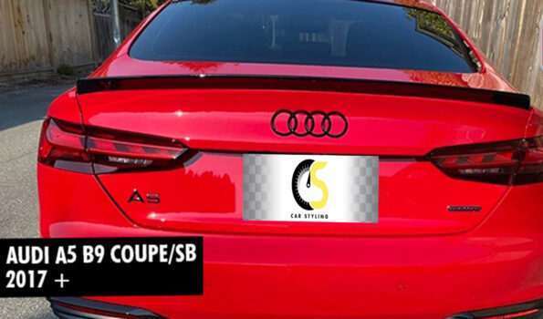 Αεροτομή Μαύρη Γυαλιστερή Audi A5 Coupe&Sedan17-21